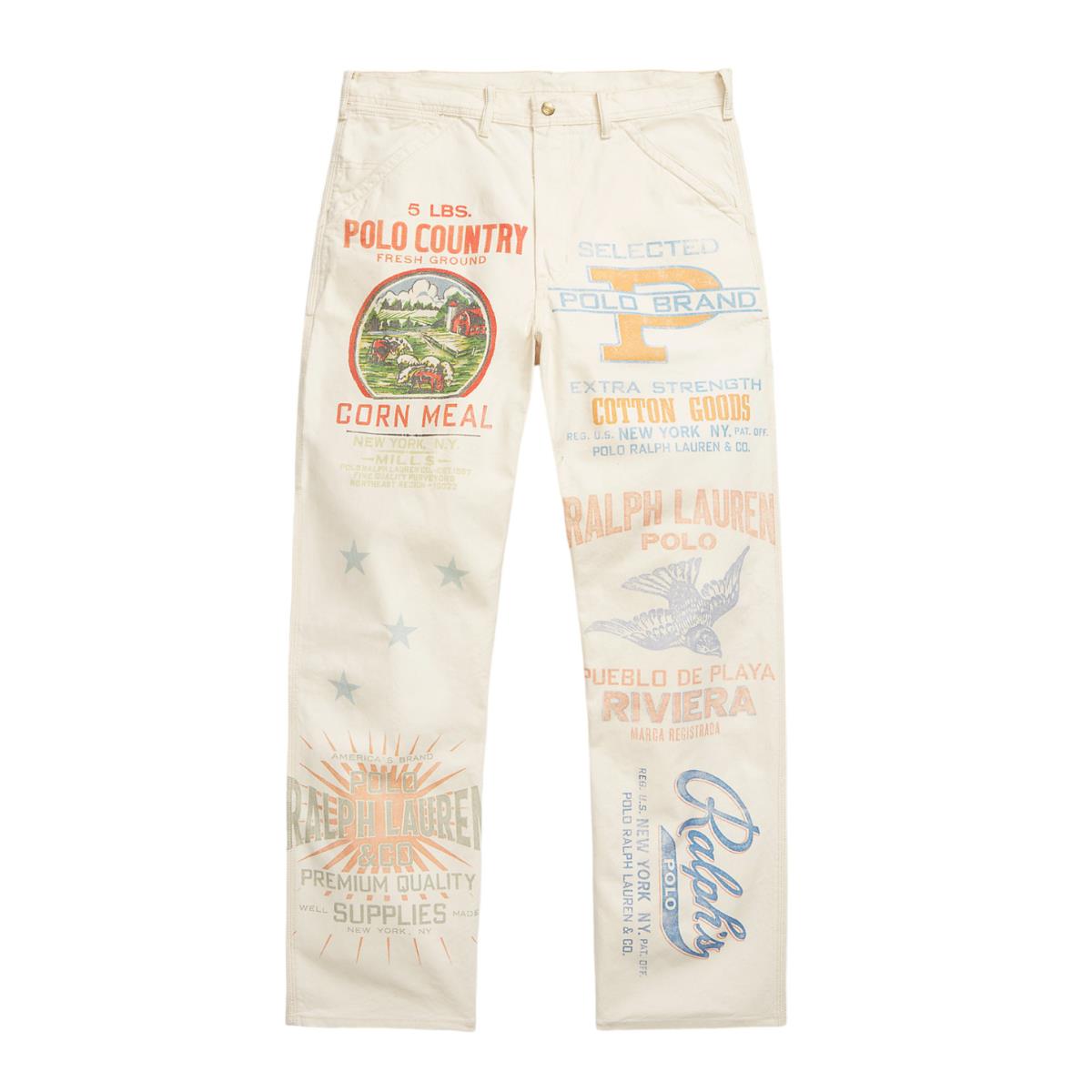 Polo Ralph Lauren Relaxed Fit Graphic Carpenter Jeans