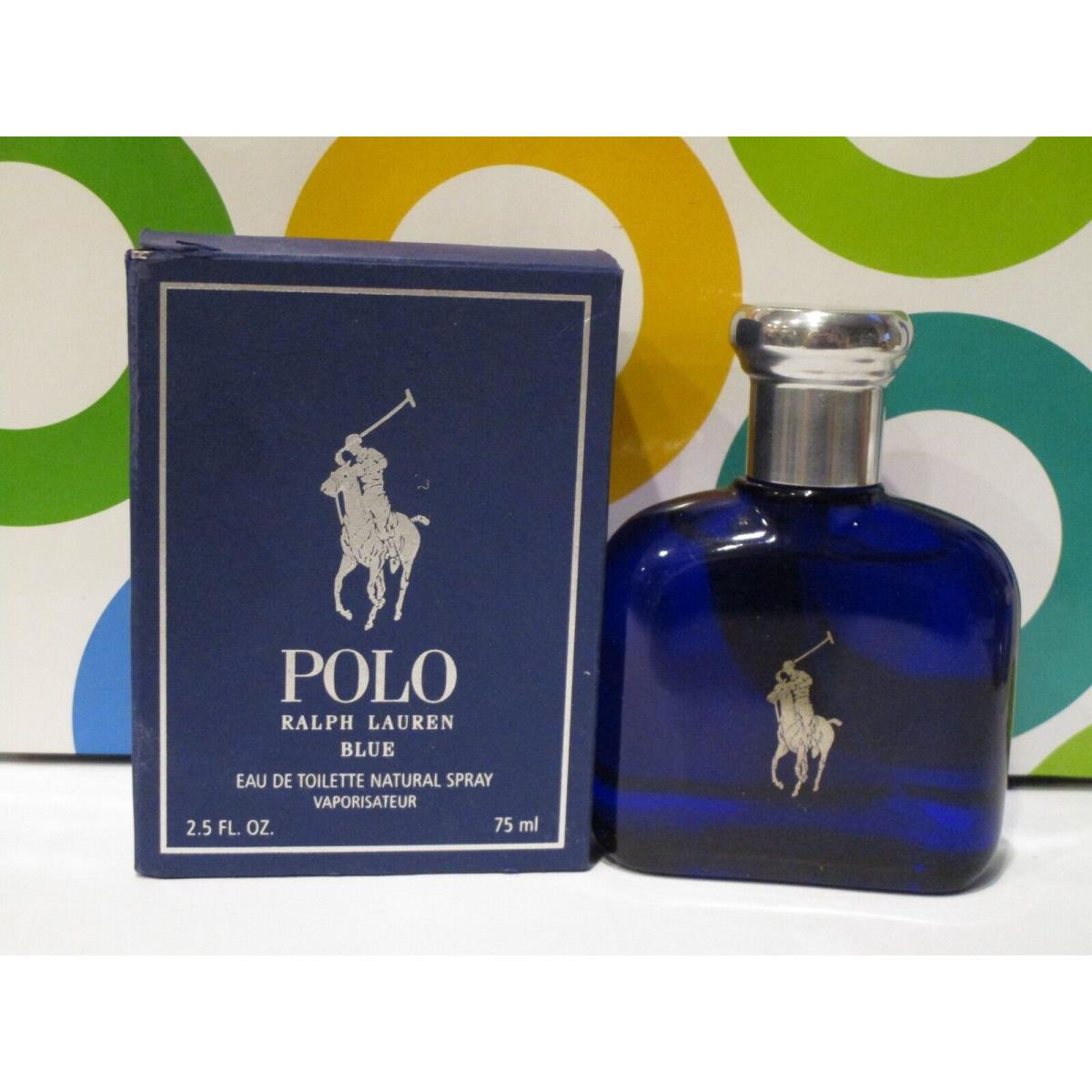 Ralph Lauren Polo Blue For Men Toilette Spray 2.5 OZ