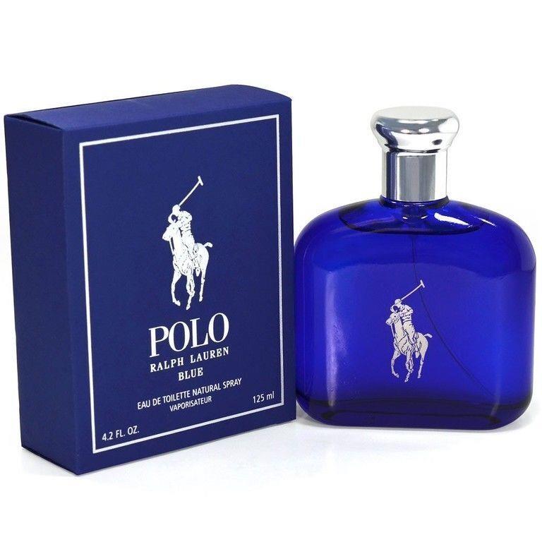 Polo Blue By Ralph Lauren Eau De Toilette For Men 4.2 oz Spray