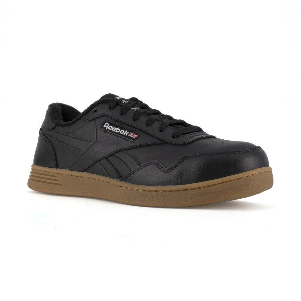 Reebok Work Mens Club Memt Composite Toe Sneaker Black/gum Rb4154 - Black