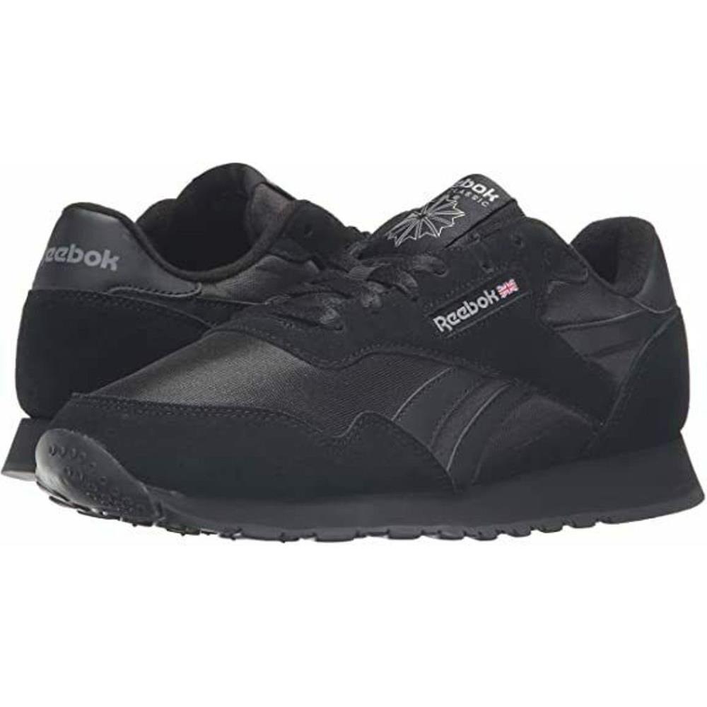 Man Reebok Royal Nylon Fashion Sneaker BD1554 Color Black/black/carbon