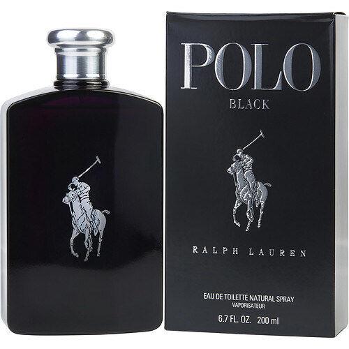 Ralph Lauren Polo Black Eau de Toilette Cologne For Men 6.7 Oz