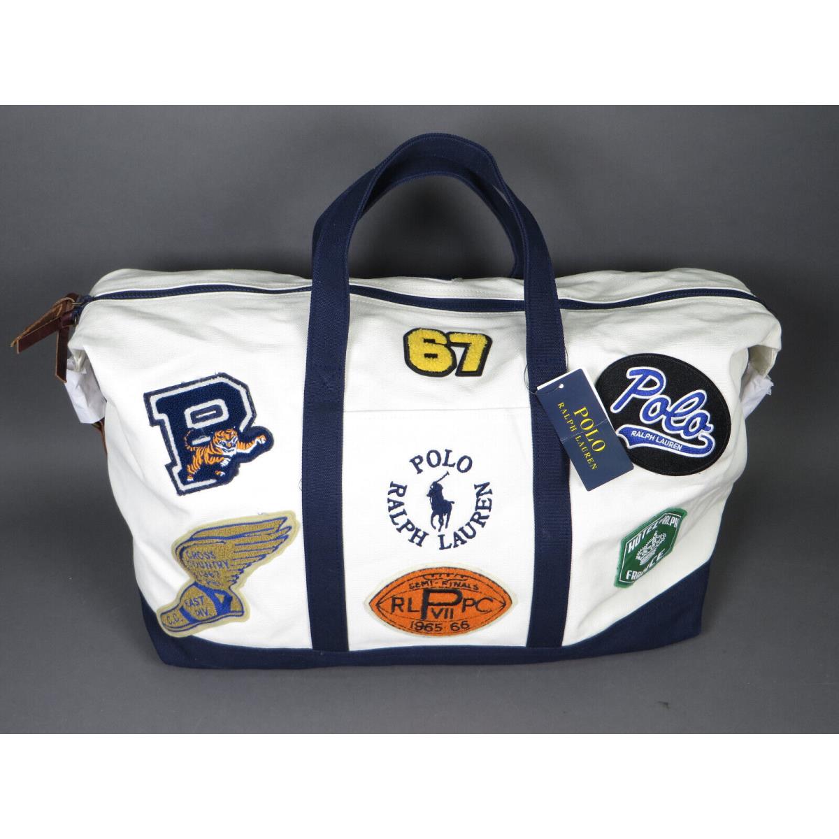 Polo Ralph Lauren Polo Patch Canvas Duffle Bag Custom Patchwork