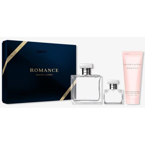 Ralph Lauren Romance Eau de Parfum 3 pc Gift Set Limited Edition