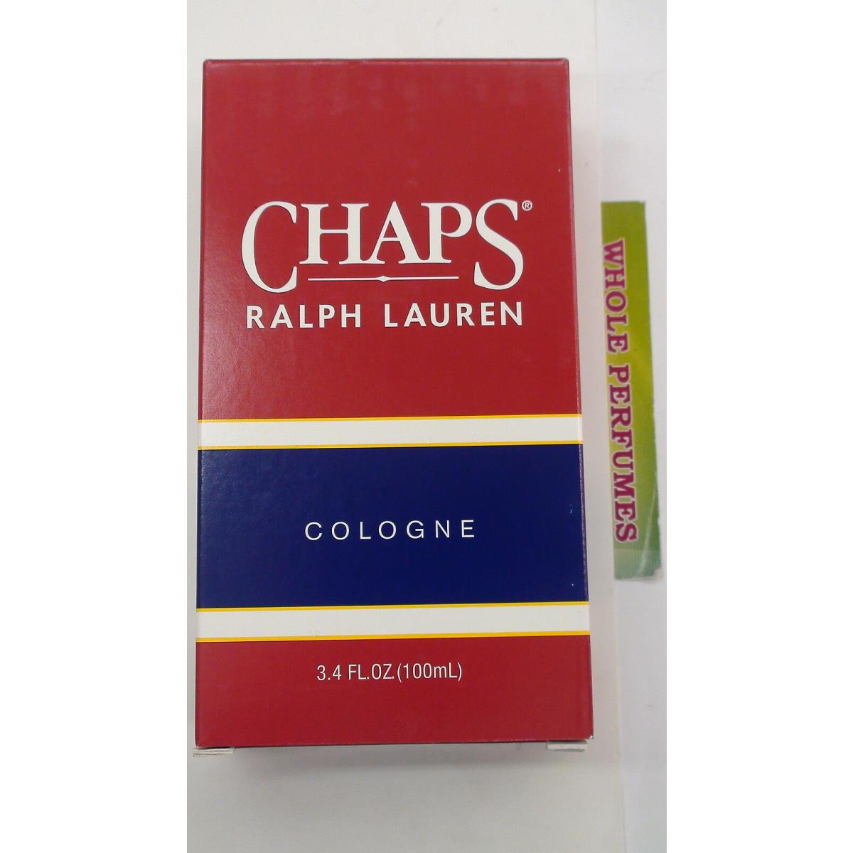 Chaps BY Ralph Lauren For Men Cologne Splash 3.3 / 3.4 Oz/ 100 ML