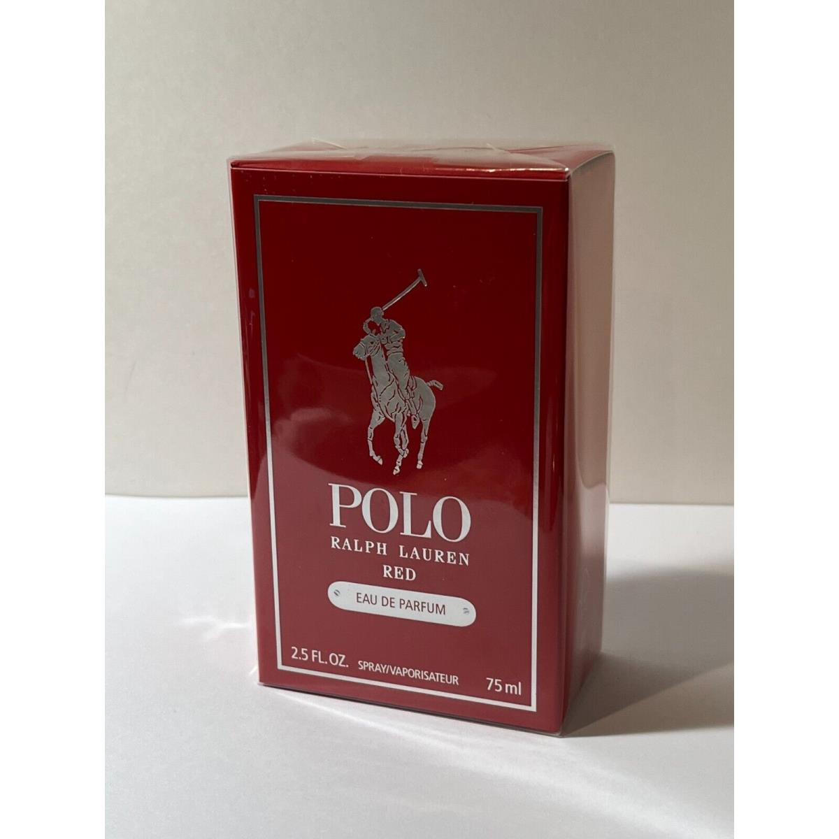 Polo Men Ralph Lauren Red Eau De Parfum Spray 2.5 oz / 75 ML