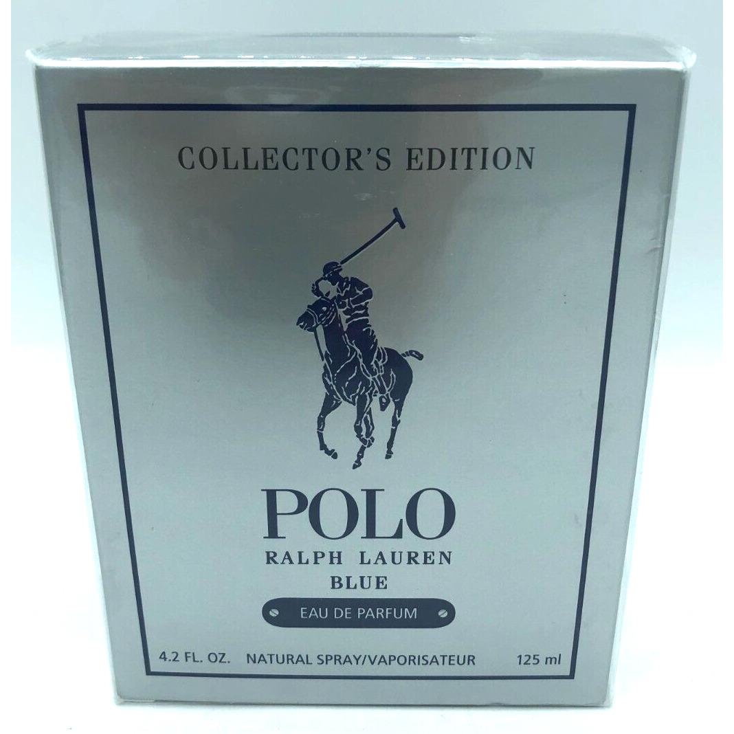 Polo Ralph Lauren Blue Edp Spray 4.2oz Collector`s Edition