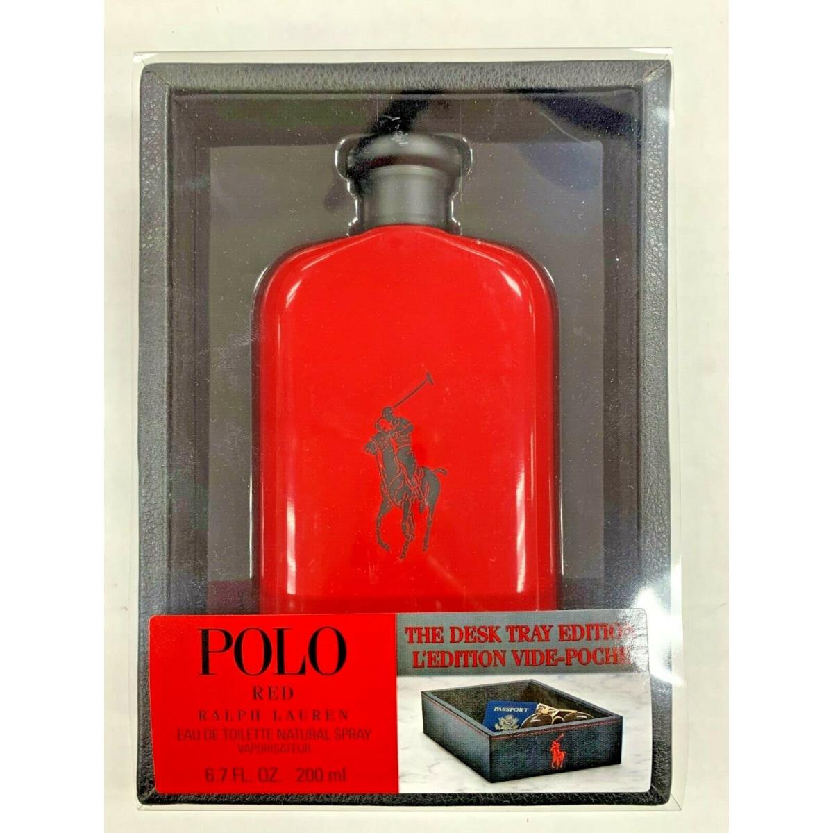 Polo Red By Ralph Lauren Edt Spray 6.7 Oz The Desk Tray Edition For Men