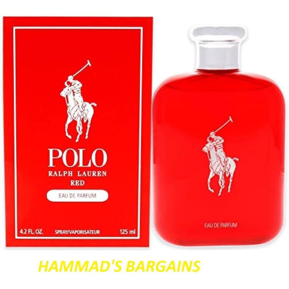 Polo Red BY Ralph Lauren Edp 4.2 OZ / 125 ML For Men