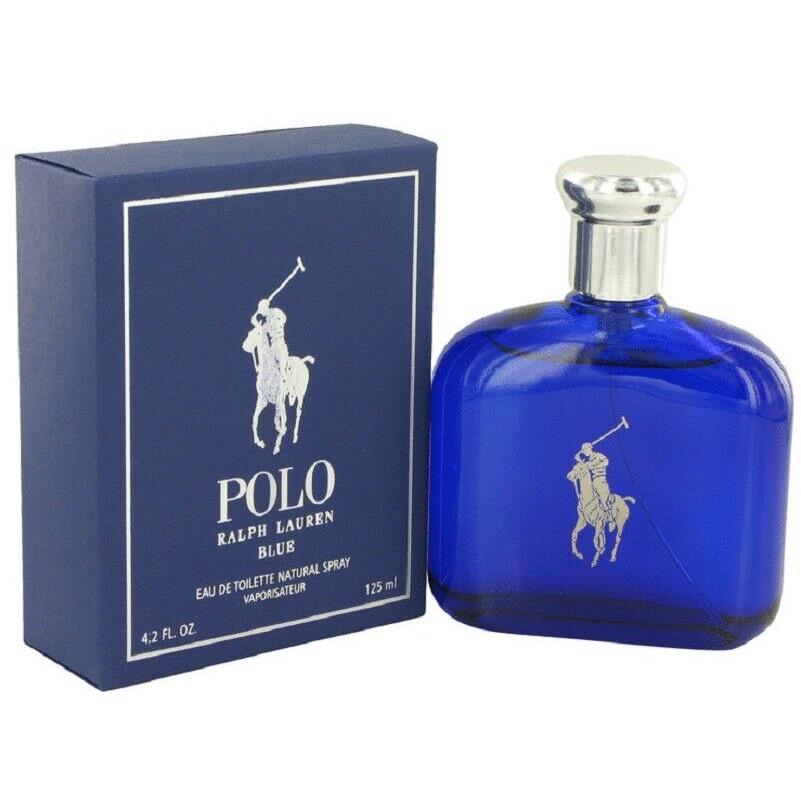 Polo Blue Ralph Lauren 4.2 oz / 125 ml Eau de Toilette Men Cologne Spray