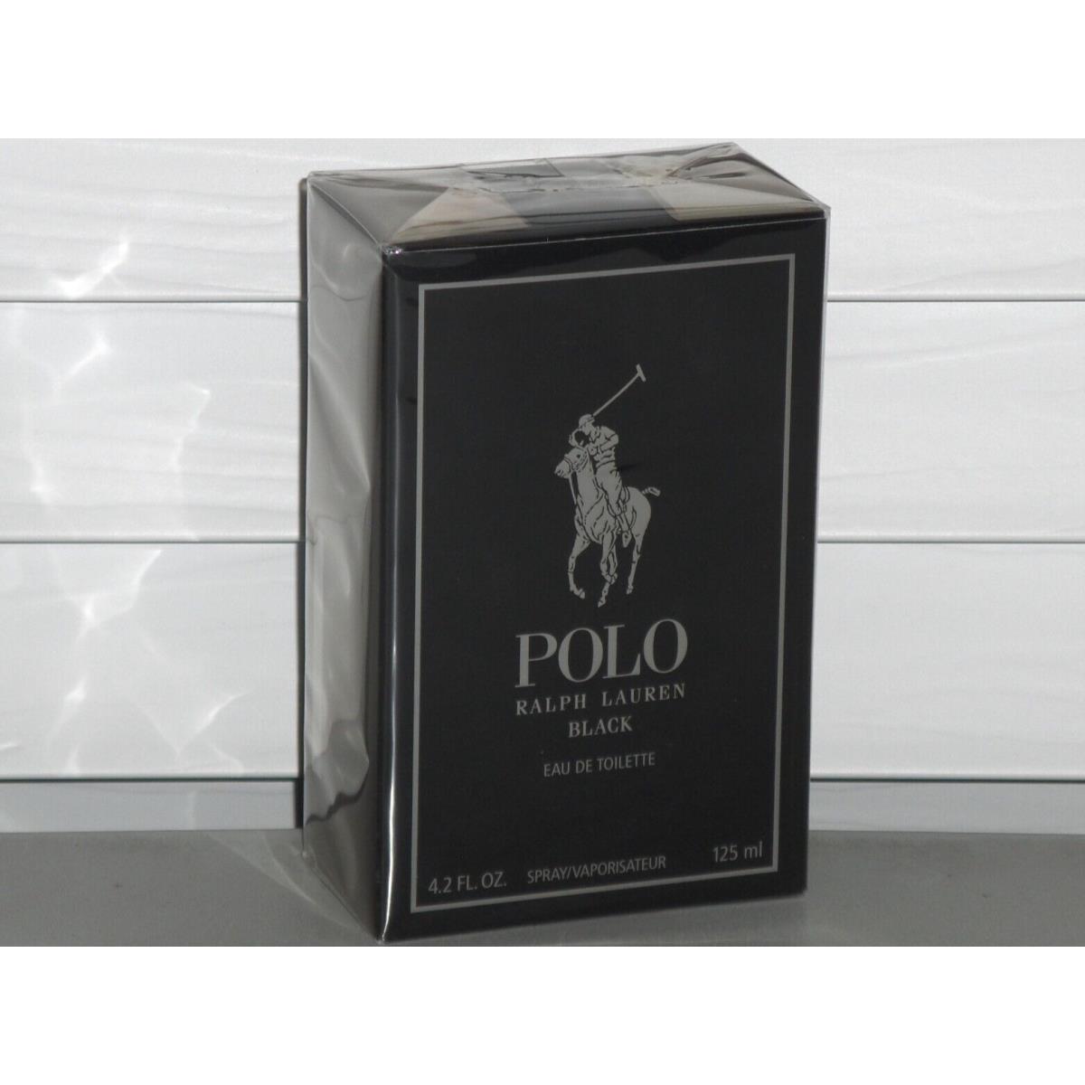 Polo Black by Ralph Lauren Men`s Eau de Toilette Spray 4.2 oz 125 ml