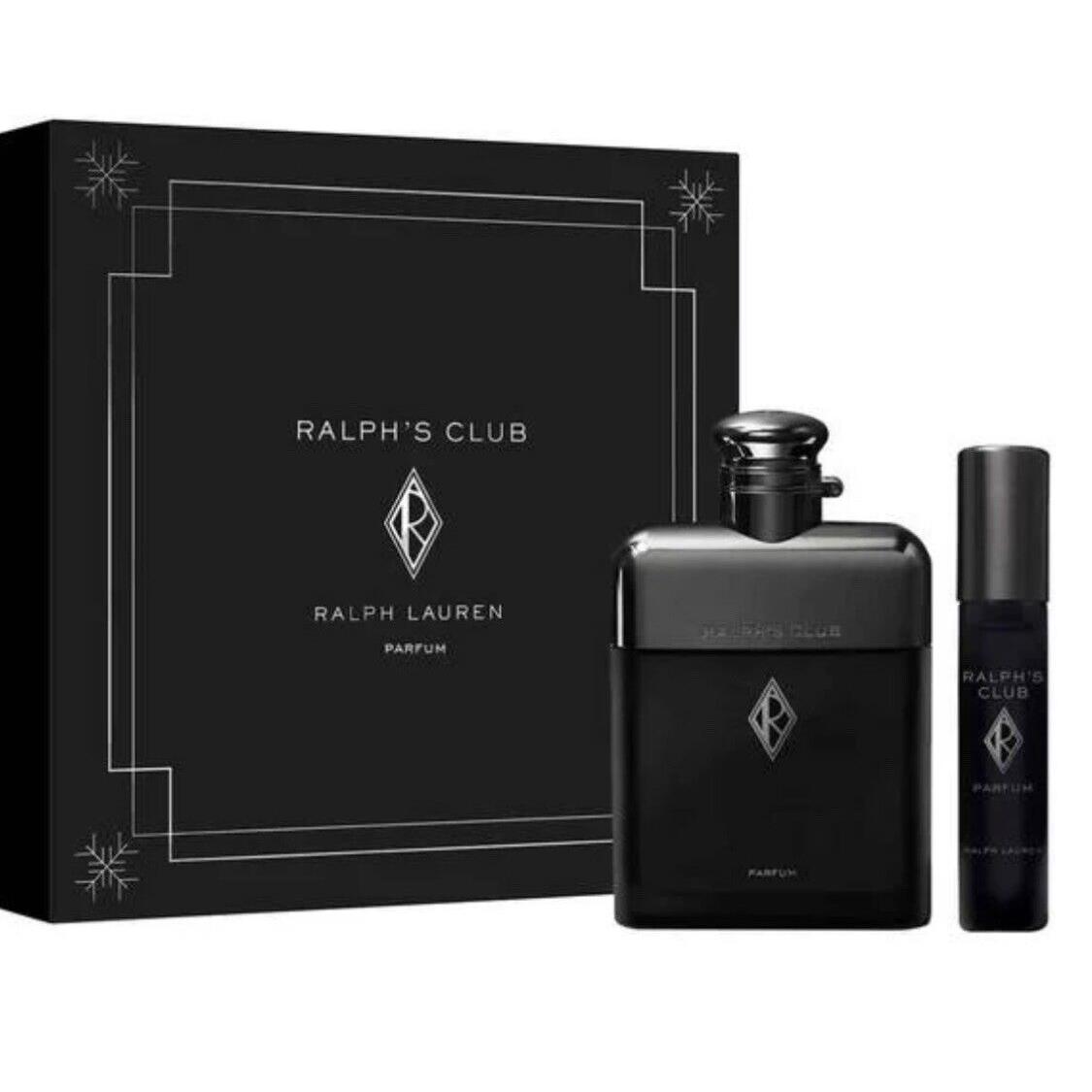 Ralph`s Club Parfum Men`s Cologne Gift Set 3.4oz Edp + Mini Spray -2 Piece