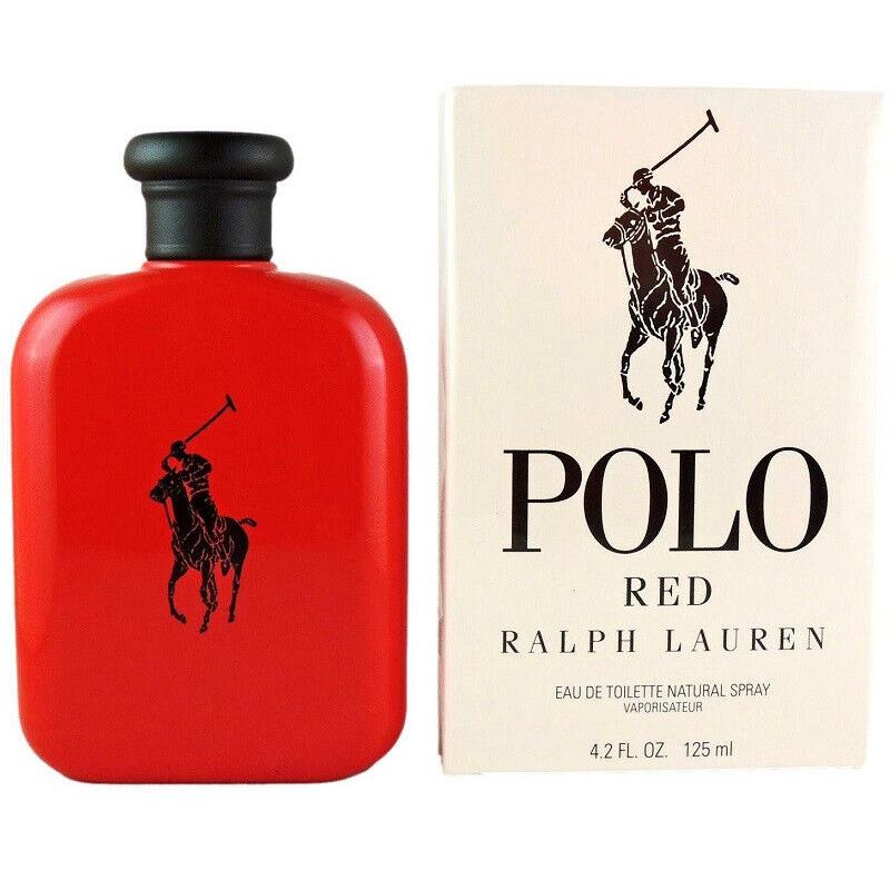 Polo Red Ralph Lauren Men 4.2 oz 125 ml Eau De Toilette Spray Same As Photo