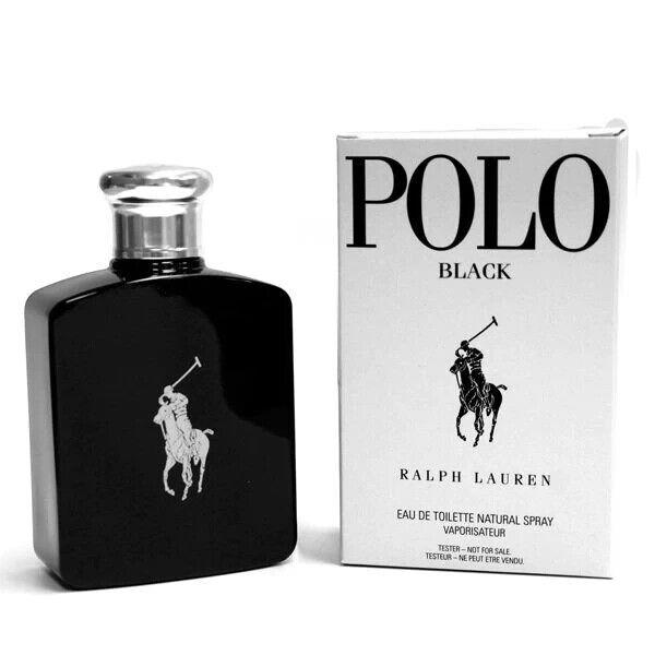 Ralph Lauren Polo Black 4.2 OZ Edt Spray For Men IN White Box