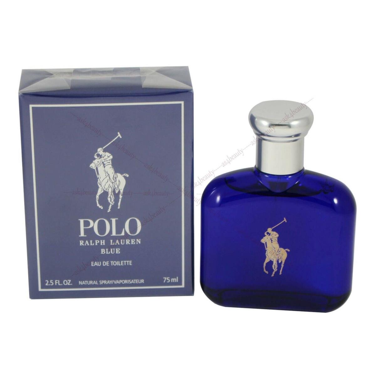 Polo Blue By Ralph Lauren 2.5z/75ml Edt Spray For Men