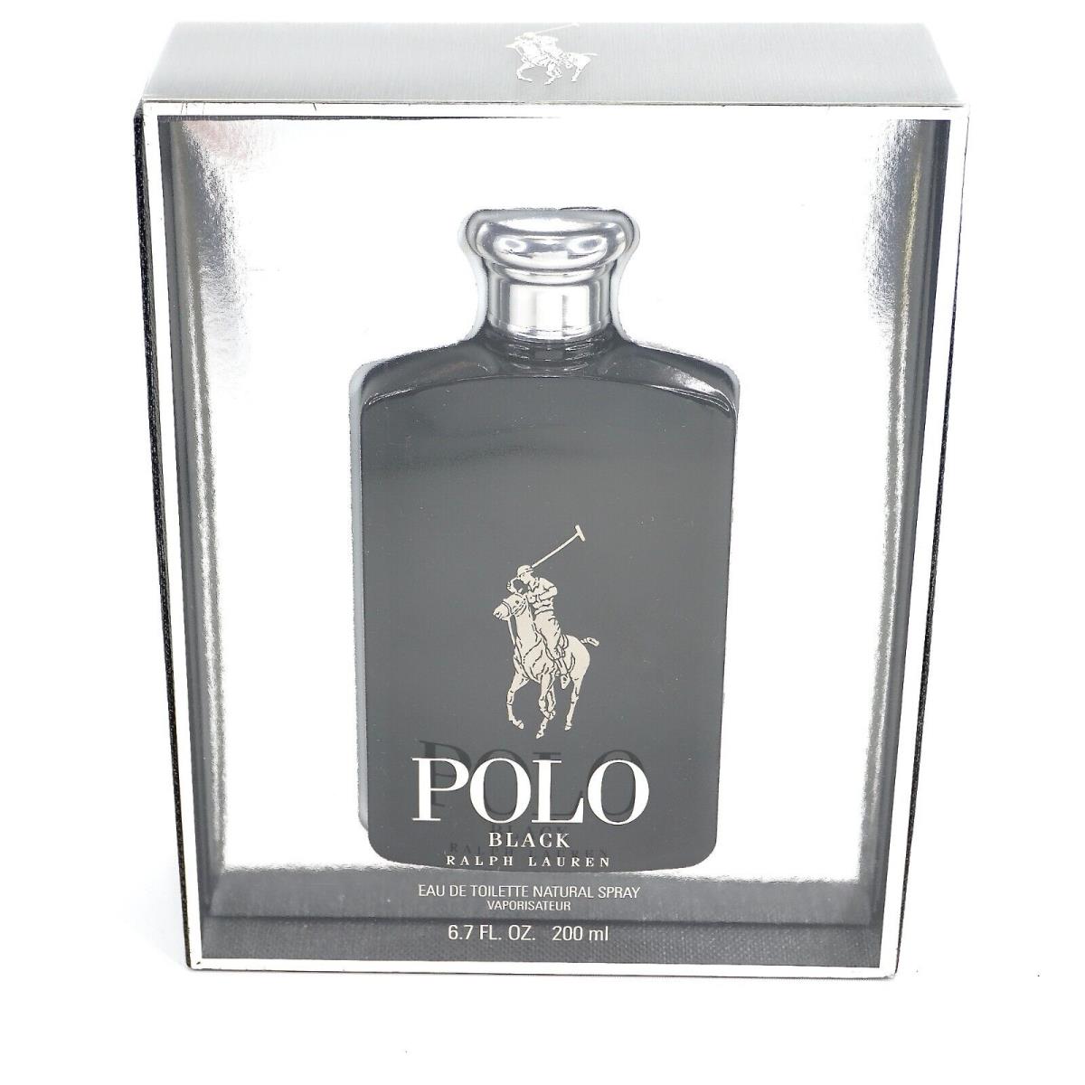 Ralph Lauren Polo Eau De Toilette Natural Spray Black 6.7oz