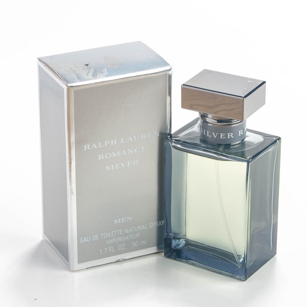 Ralph Lauren Romance Silver For Men 1.7OZ 50ml Spray Edt Eau de Toilette Cologne