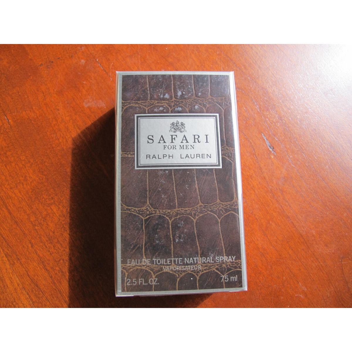 Safari Ralph Lauren Eau De Toilette Spray Men 2.5 oz