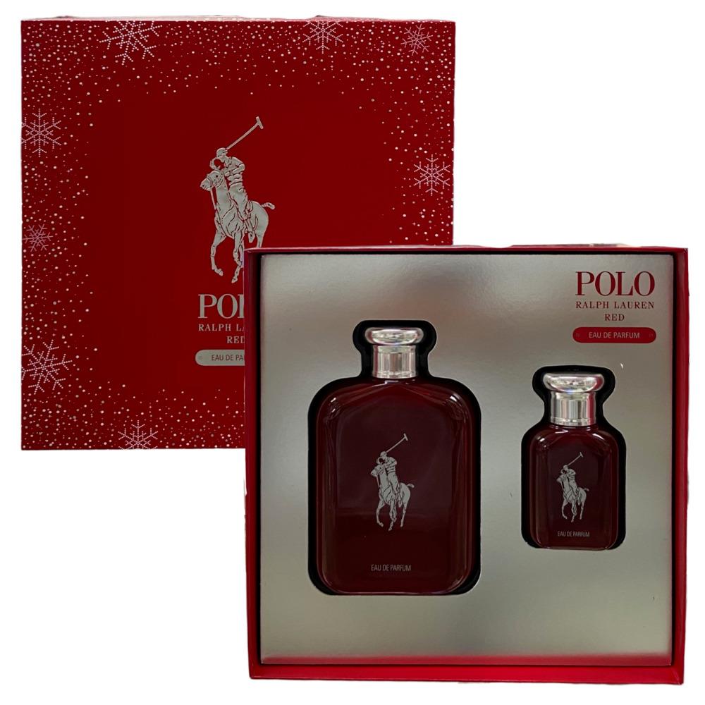 Polo Red BY Ralph Lauren Edp 4.2 OZ 1.36 OZ 2 PC SET--100%