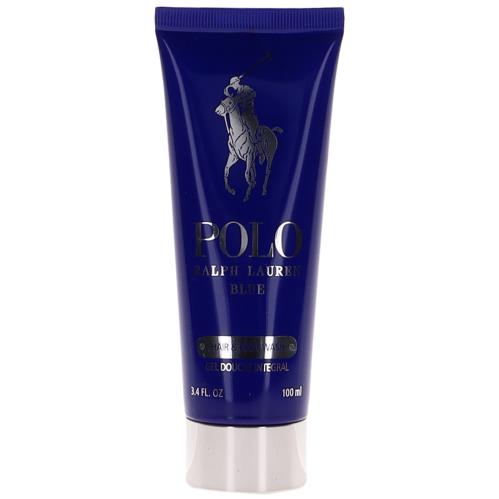 Polo Blue By Ralph Lauren For Men Hair Body Wash 3.4oz