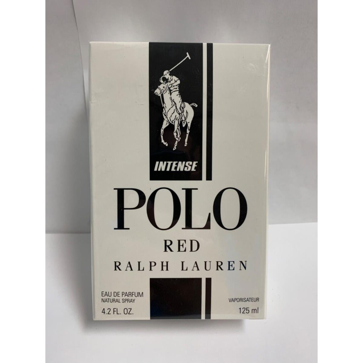 Ralph Lauren Polo Red Intense 4.2 Oz/125 ML Eau De Parfum Spray Rare