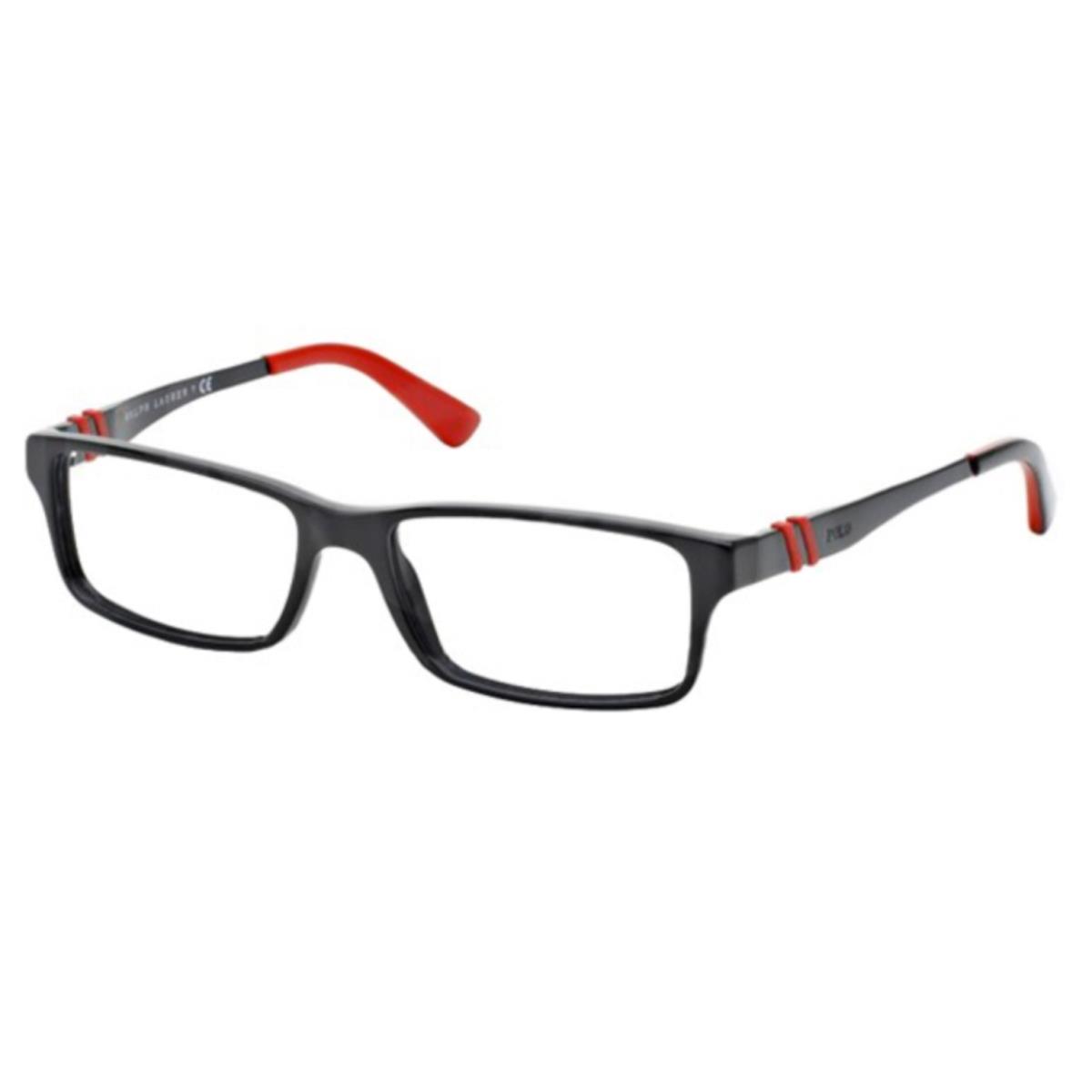 Polo Ralph Lauren Eyeglasses PH 2115 5345 54-16 145 Black Red Frames