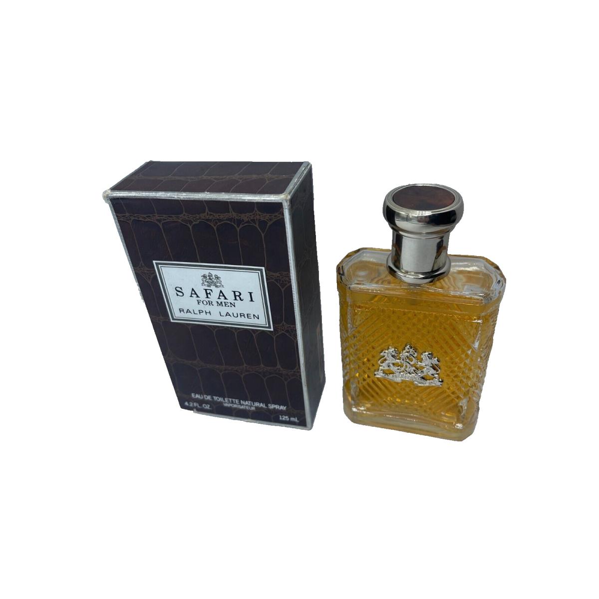 Safari For Men By Ralph Lauren Eau De Toilette Natural Spray 4.2 Ozbox Imperfect