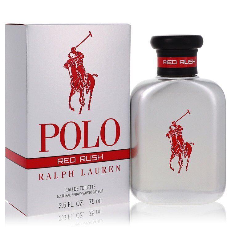 Polo Red Rush by Ralph Lauren Eau De Toilette Spray 2.5 oz / e 75 ml Men