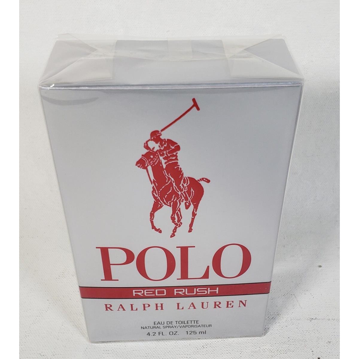 Ralph Lauren Polo Red Rush Eau De Toilette Natural Spray 125 ml 4.2 fl Oz