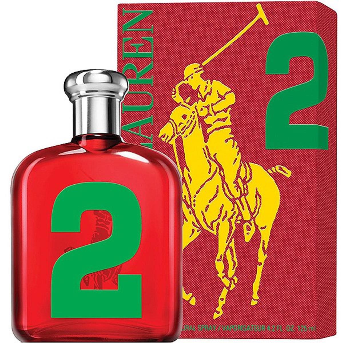 Men Polo Big Pony 2 Red by Ralph Lauren 4.2 oz / 125 ml Edt Spy