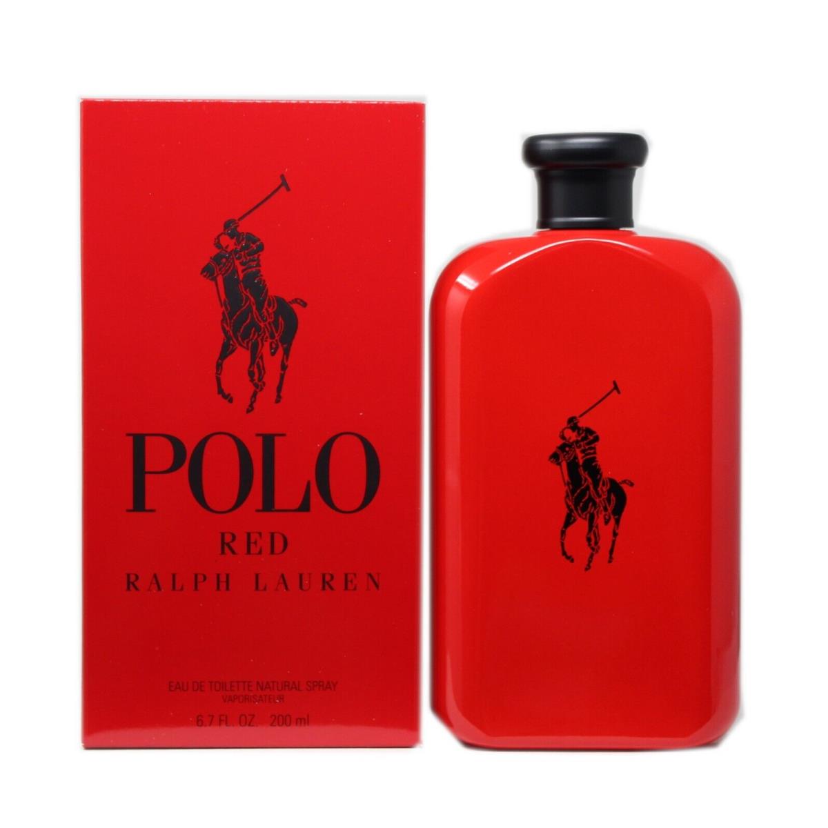 Ralph Lauren Polo Red Eau DE Toilette Natural Spray 200 ML/6.7 Fl.oz