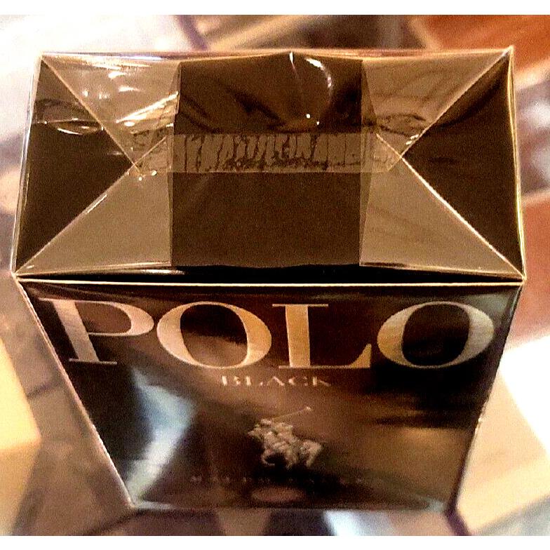 Ralph Lauren Polo Black 4.2 oz Eau de Toilette Spray Retail Box Made In France