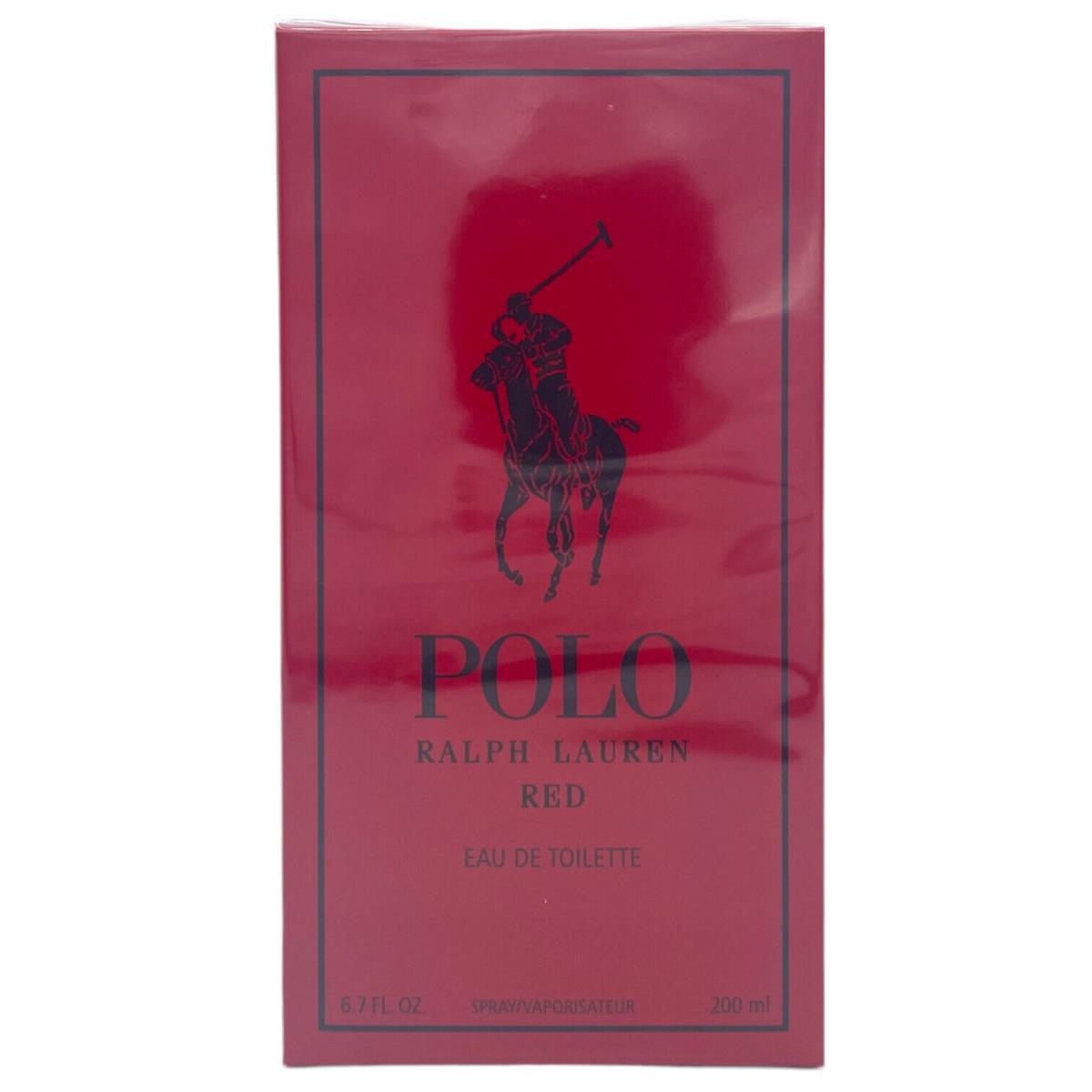 Polo Red by Ralph Lauren For Men 6.7 oz Eau de Toilette Spray