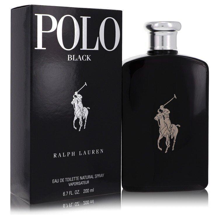 Polo Black Cologne by Ralph Lauren Eau De Toilette Spray 6.7oz/ 200 ml For Men