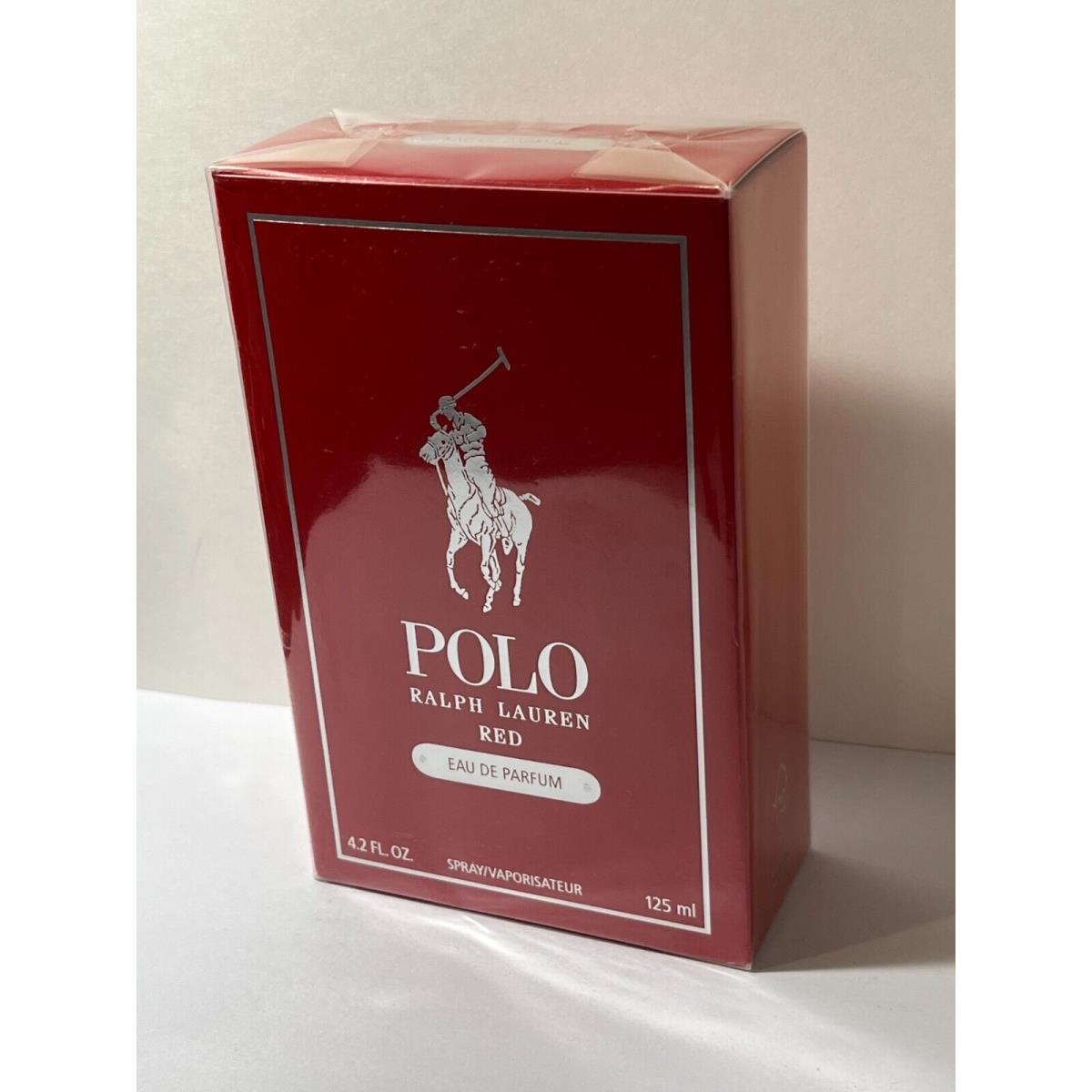 Polo Red by Ralph Lauren Eau De Parfum 4.2 oz Spray