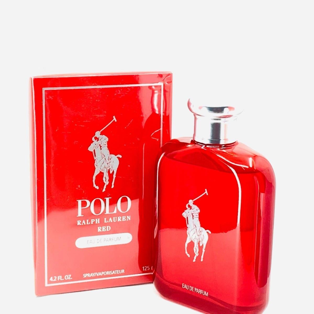 Polo Red by Ralph Lauren Eau De Parfum For Men - 4.2oz