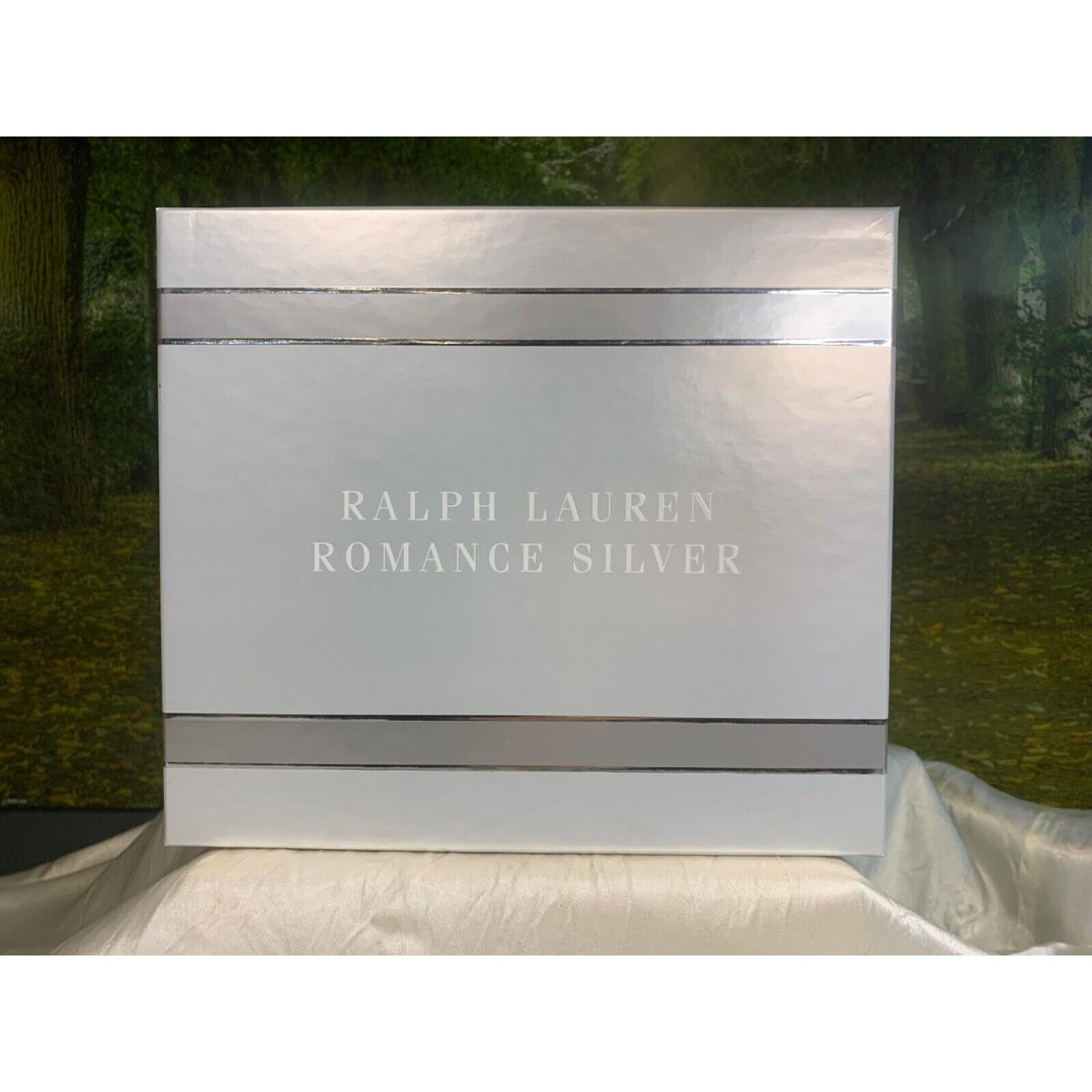 Ralph Lauren Romance Silver 100ML Edt Spray/ 100ML Aftershave Splash Gift Set