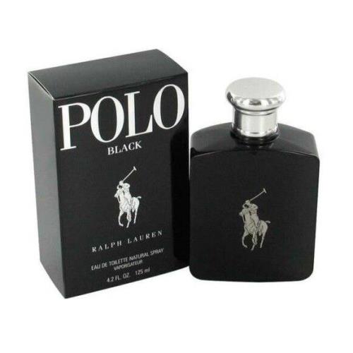 Polo Black Ralph Lauren Men 4.2 oz 125 ml Eau De Toilette Spray