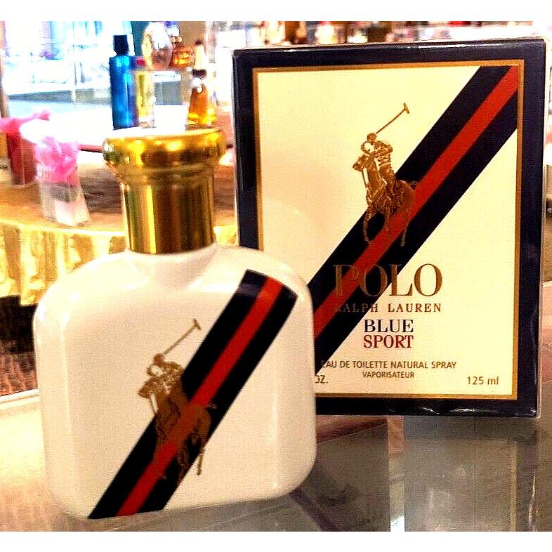 Polo Blue Sport Ralph Lauren 4.2oz Eau de Toilette Spray Box