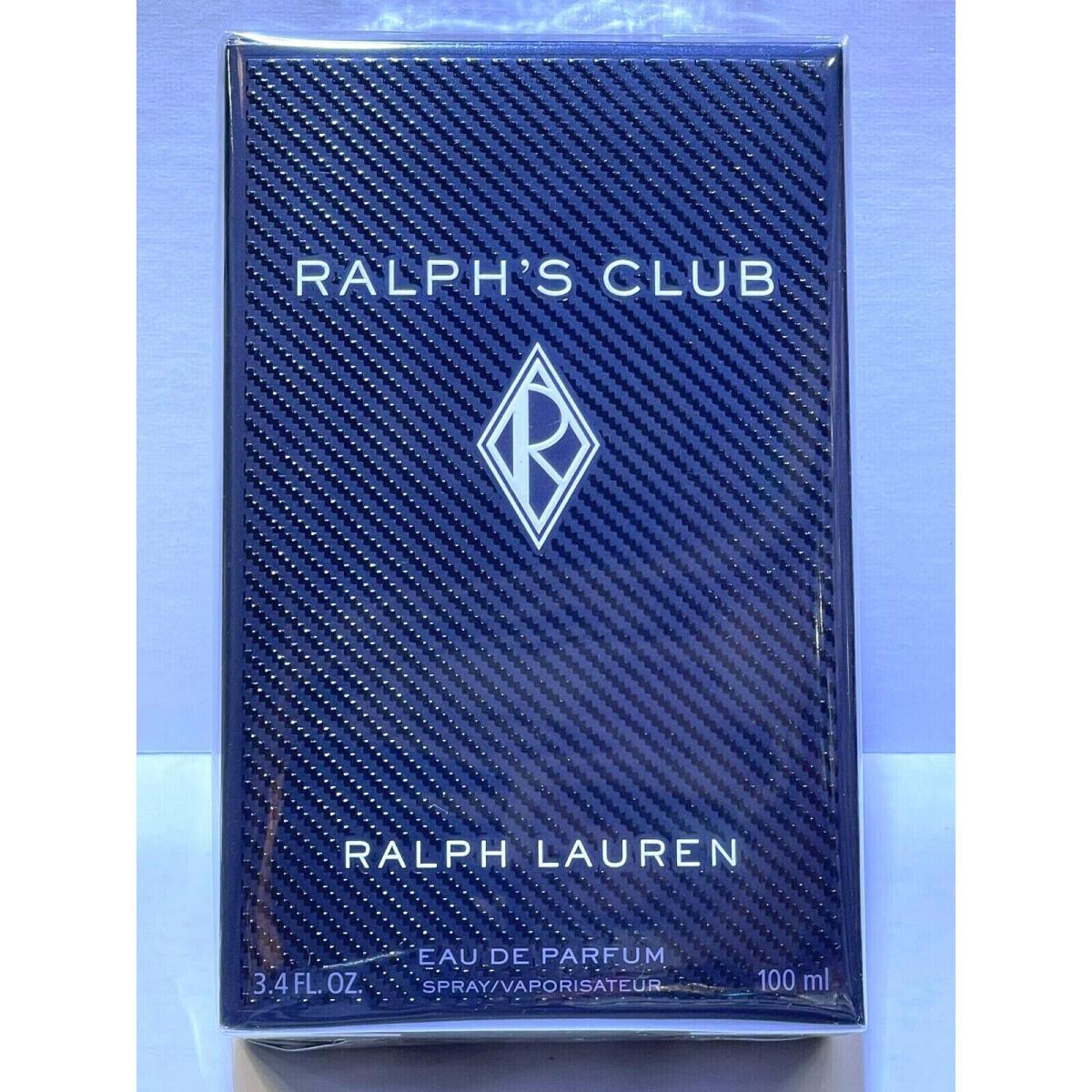 Ralph`s Club By Ralph Lauren For Men 3.4 oz 100 ml Eau De Parfum Spray