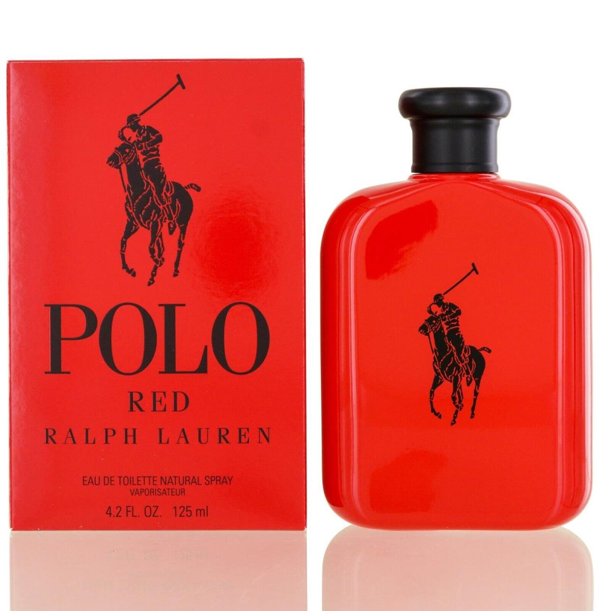 Polo Red by Ralph Lauren For Men Eau De Toilette Spray 4.2 Oz