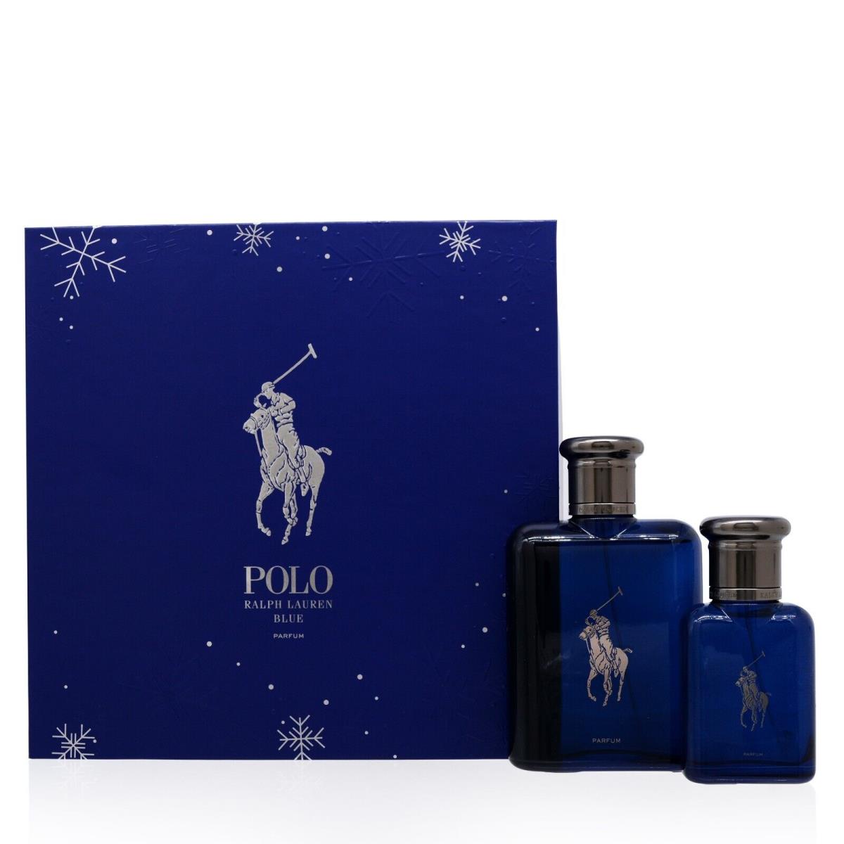 Polo Blue/ralph Lauren Parfum Refillable Set M -new