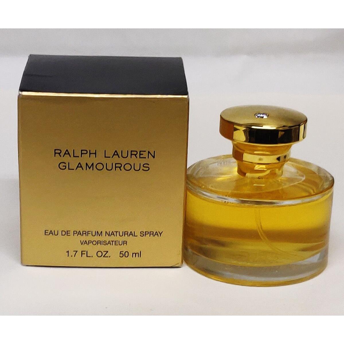 Ralph Lauren Glamourous Eau DE Parfum Spray 1.7 OZ/50 ML For Women NO Cellophane