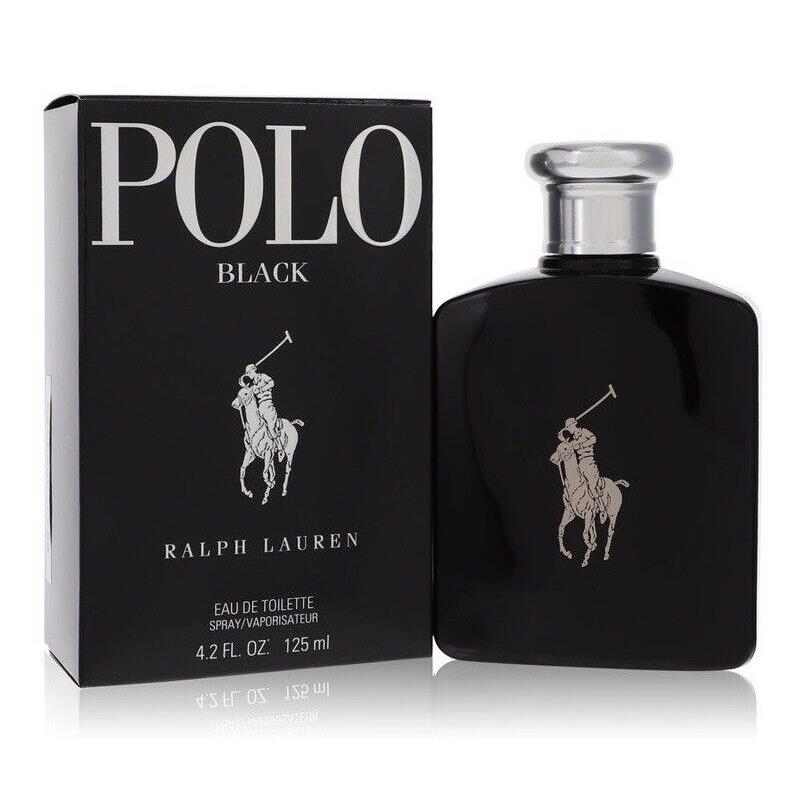 Polo Black By Ralph Lauren Men 4.2 oz 125 ml Eau De Toilette Spray