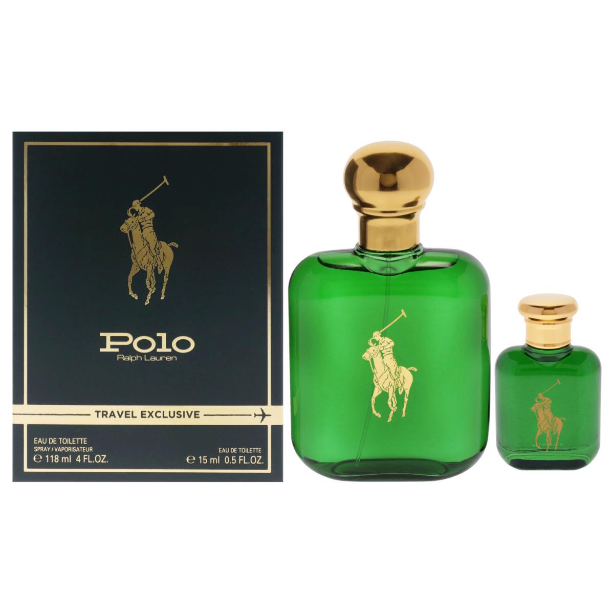 Polo Green by Ralph Lauren For Men - 2 Pc Gift Set