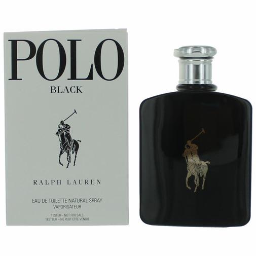 Ralph Lauren Polo Black For Men Eau de Toilette Spray 4.2 Mens Tstr