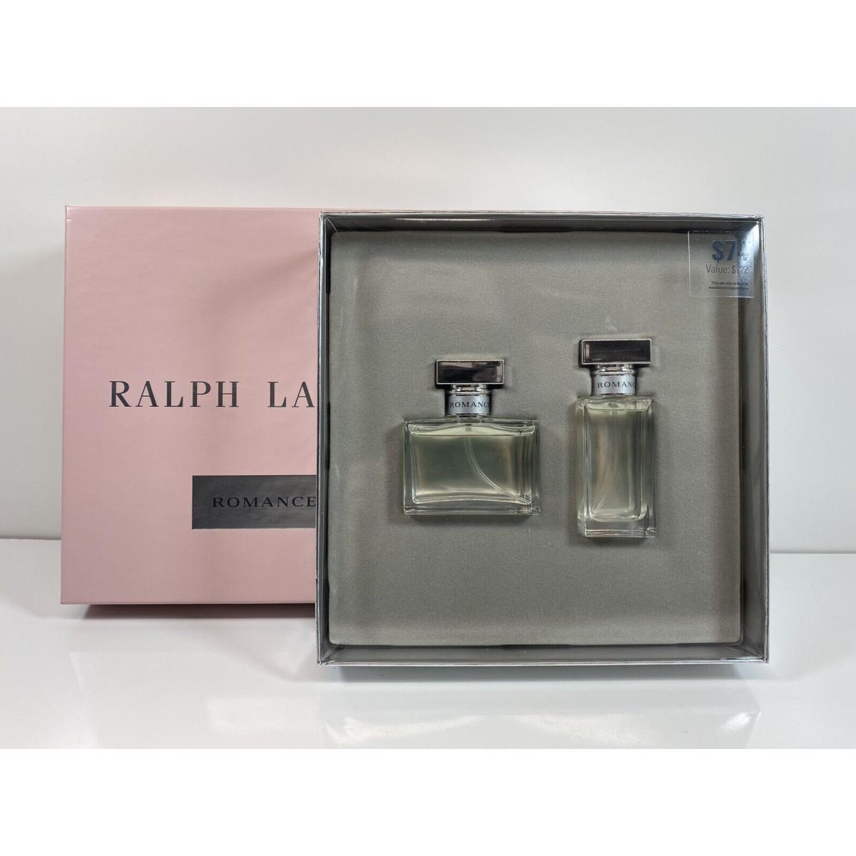 Romance Ralph Lauren Gift Set Eau de Parfum 1.7 oz 1 oz Travel Spray