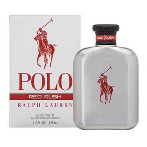 Polo Red Rush by Ralph Lauren For Men Eau De Toilette Spray 4.2 Oz