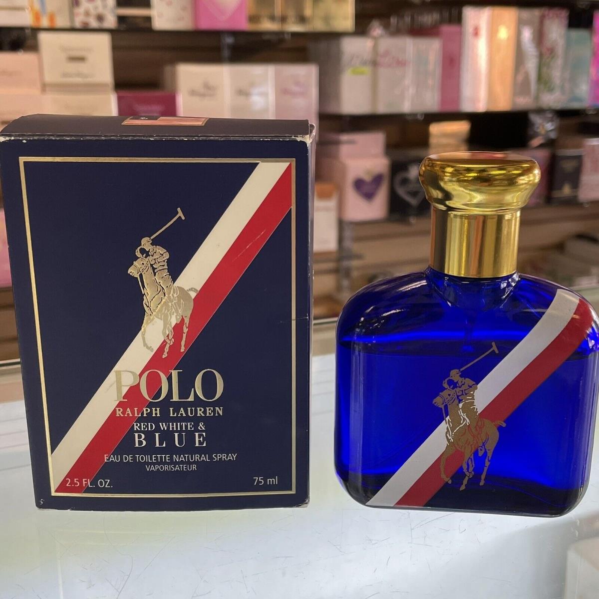 Ralph Lauren Polo Red White Blue 75ml/2.5oz Edt Spray For Men