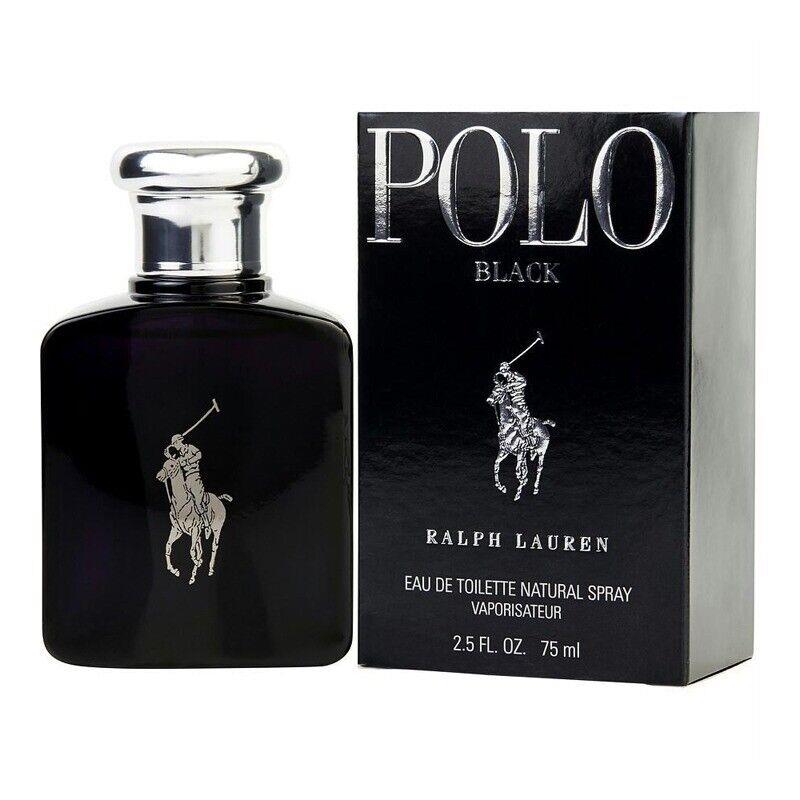 Ralph Lauren Polo Black Men 2.5 oz 75ml Edt Spray